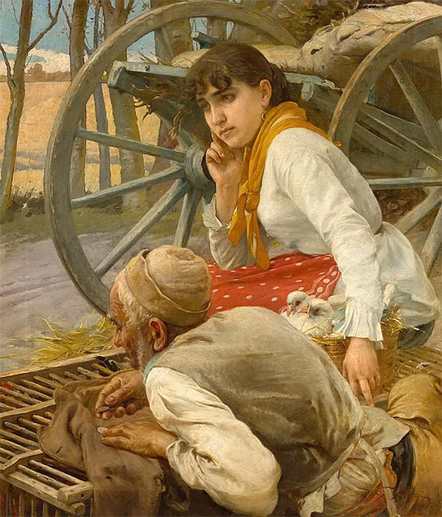 Donna del mercato a bordo strada